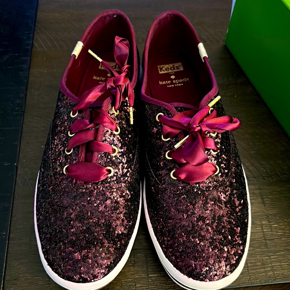 Kate Spade New York Sparkle Glitter Sneakers